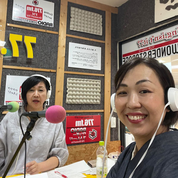 RADIO ワンダーストレージ FMドラマシティ 安達祐子さんの「お結びラジオ」に出演